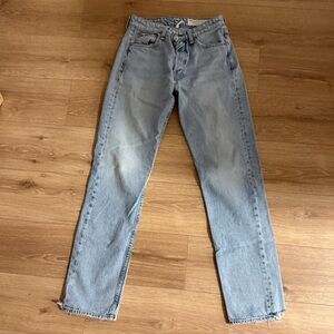 Rag & Bone Light Wash Straight Leg Jeans size 25